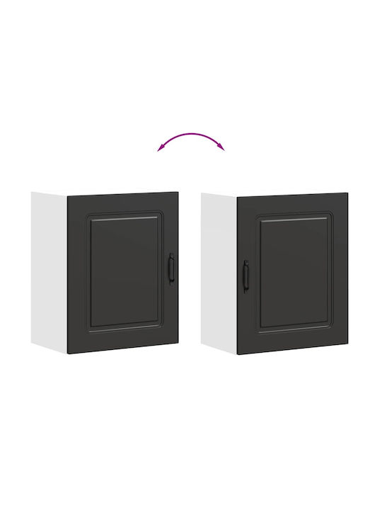 Kalmar Eck-Küchenschrank Wand Schwarz 50x31x60cm
