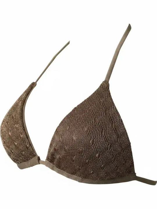 Set Bikini Τριγωνάκι & Brazil Καφέ