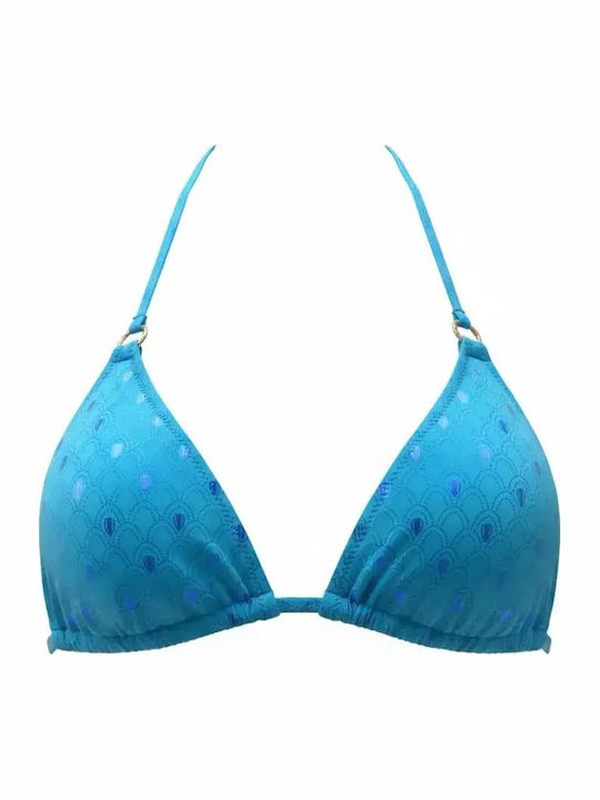 Set Bikini Triunghi & Brazilia Albastru