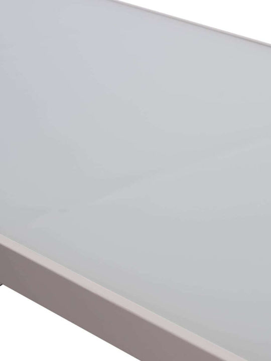 Set Dining Pentru Exterior 7 Piese Alb