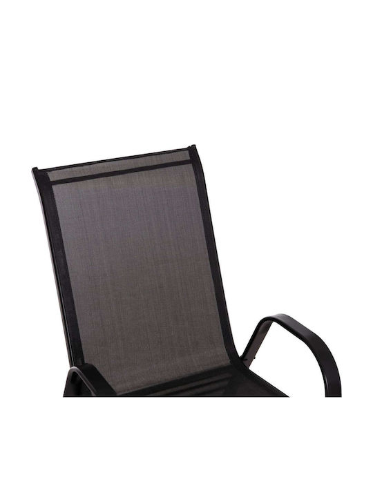 Set Dining Pentru Exterior 5 Piese Negru