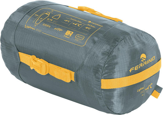 Ferrino Sleeping Bag Single Lightec Sm Yellow Grey