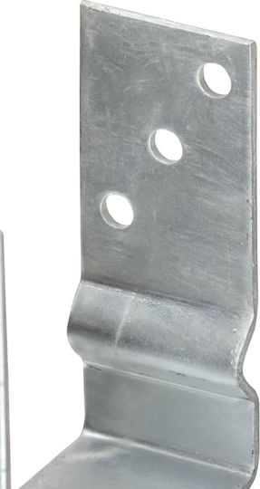 vidaXL Galvanized Wire Fencing Set Silver