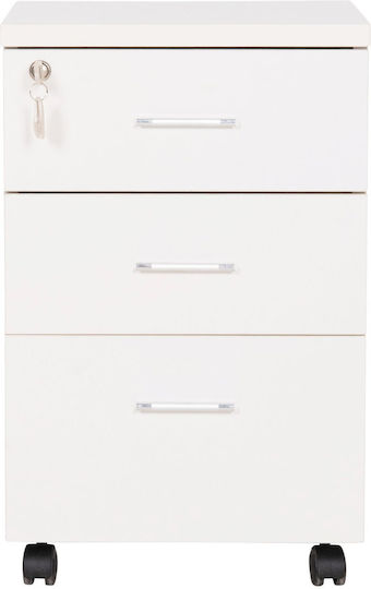 Freebox Office Drawer with Lock White
