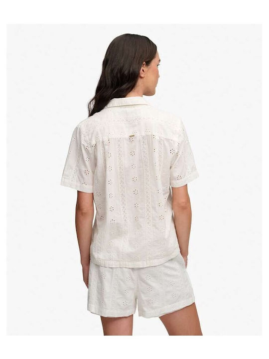 Heritage Short Sleeve Women's Shirt Off White