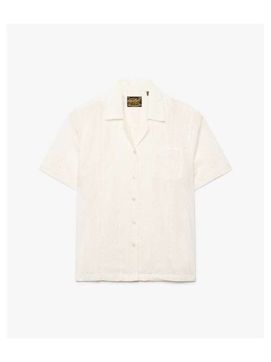 Heritage Short Sleeve Women's Shirt Off White