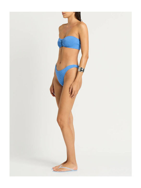 Strapless Bikini Top Μπλε