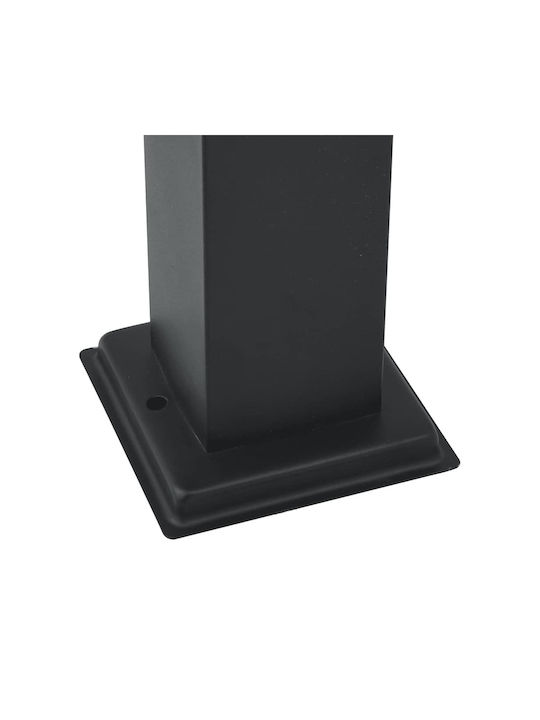 vidaXL Außenstehlampe für Außenbereich 40W IP44 für E27 Lampenbirnensockel Schwarz