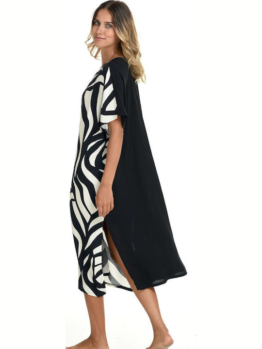 Zen Intimates Women's Mini Printed Beach Caftan