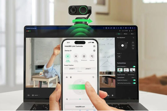 Insta360 Link 2C - Standard Edition 4K Web Camera με Autofocus CINSABNA