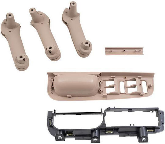 Set Εσωτερικών Χειρολαβών Vw Golf 4 Passat Skoda Superb Seat Alhambra Ford Galaxy Μπεζ 9 Τεμαχίων
