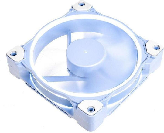 ID-Cooling ZF-12025-BB Вентилатор За Кутия 120мм (2000 Оборота / 55.2 CFM) Без Светодиодно Осветление И Свързване 4-Изводна ШИМ Син
