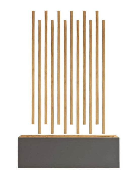 Wooden Gray Console L100xW29.6xH29.6cm