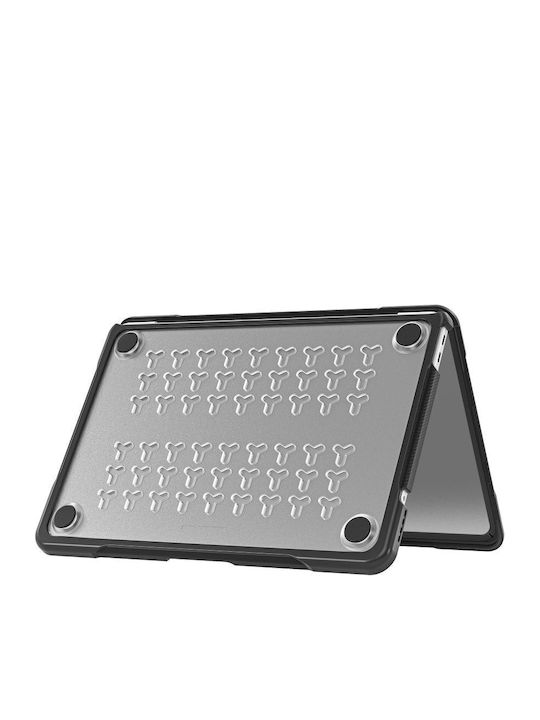 Tech-protect Velar Macbook Neo 13 2026 Черен Мат Прозрачен Протектор