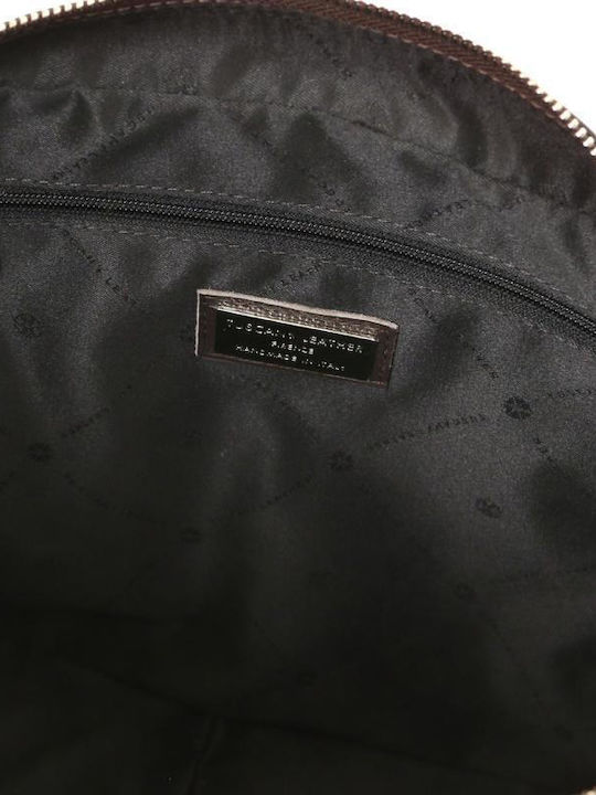 Tuscany Leather Shoulder / Handheld Laptop Bag In Brown Color TL142548