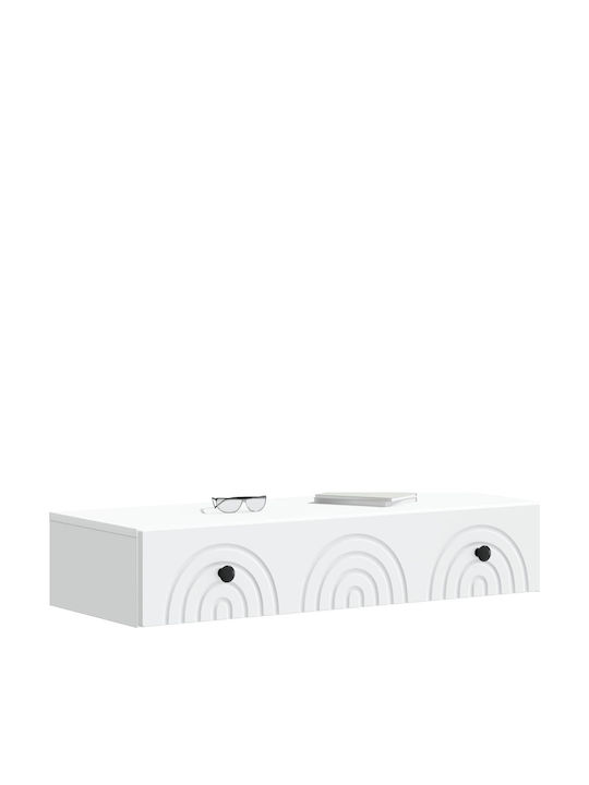Consolă Metalică Albă M87.5xL34.5xÎ17cm