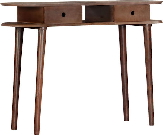 Console Table Solid Acacia Wood L110xW35xH76cm