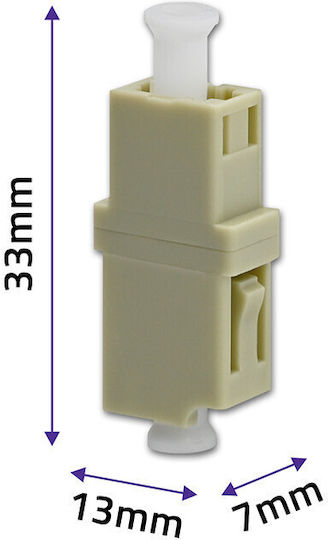 Qoltec Fiber Optic Adapter 54130 1 Piece