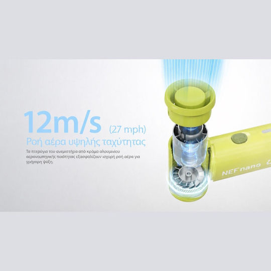 NiteCore Nef Handheld Fan Green