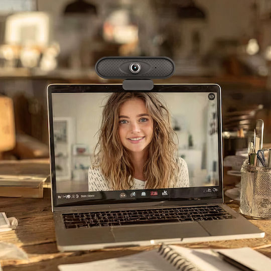 Nano RS Web-Kamera Full HD 1080p Schwarz RS680