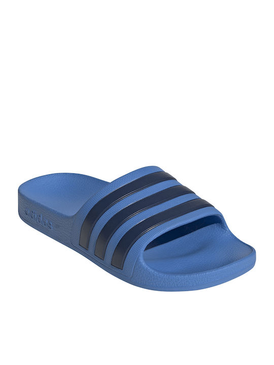 Kids' Flip Flops Slides Turquoise Adilette Aqua