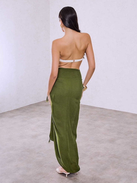 Celestino Pareo Femeiesc Monocrom Khaki