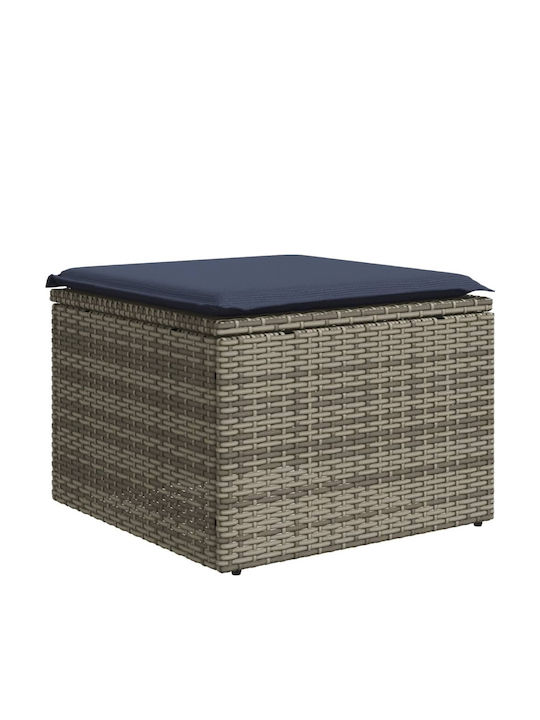 Ecksofa Outdoor Rattan mit Kissen 55x62x69cm