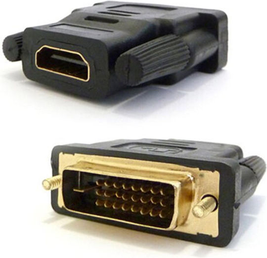 Powertech DVI-I / HDMI Männlich Zu DVI-I / HDMI Weiblich Konverter 1Stück CAB-H056
