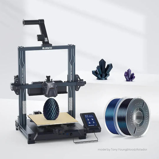 Elegoo PLA 3D Printer Filament 1.75mm Peacock Blue 1kg 1τμχ (Spool)