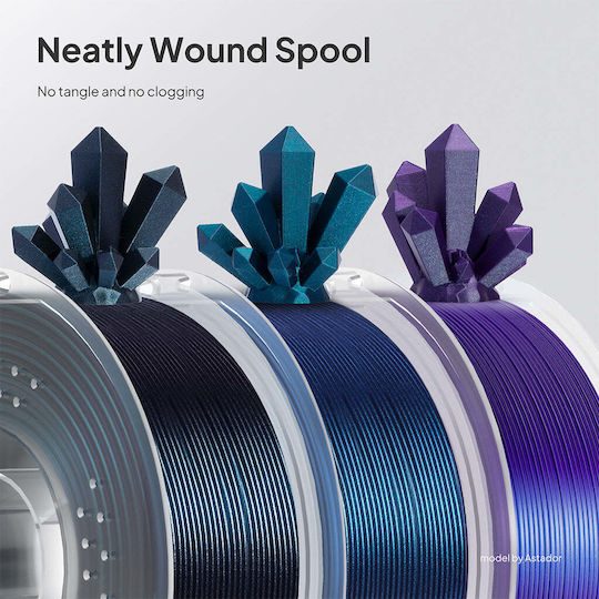 Elegoo PLA 3D Printer Filament 1.75mm Peacock Blue 1kg 1τμχ (Spool)