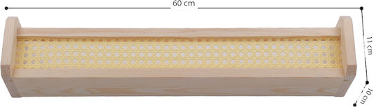 Multicolour Shelf 58x10x10cm