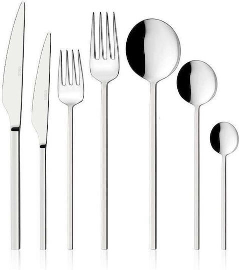 SteweHome Set de Tacâmuri din Oțel Inoxidabil 18/10 Argintiu 84 Bucăți