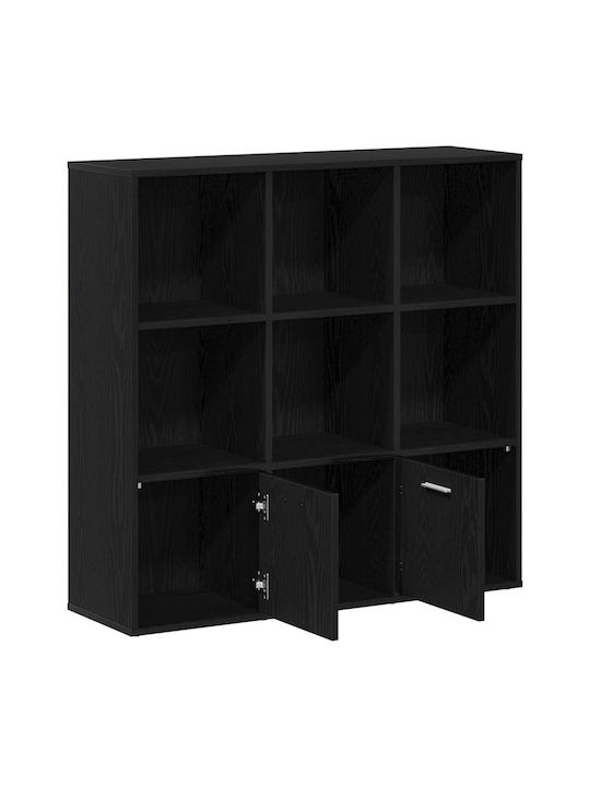 Βιβλιοθήκη Μαύρη Δρυς 98x29x97.5εκ.