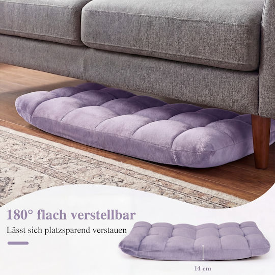 Multifunctional Bean Bag Chair Purple 51x60x49.5cm