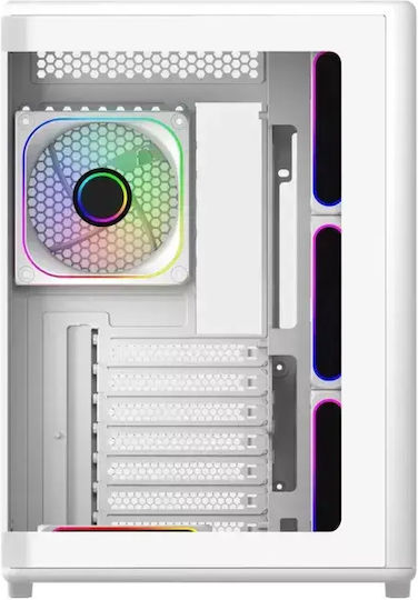CoolerMaster Elite 600 Midi Tower Компютърна Кутия С 7 x ARGB Вентилатори