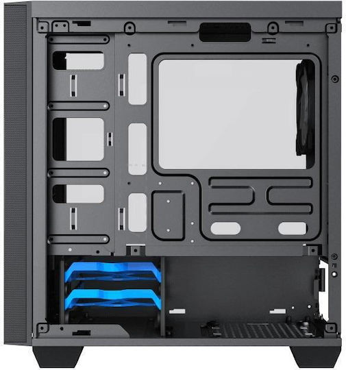 GameMax Aero Mini Eco Gaming Mini Tower Carcasă PC cu Fereastră Laterală Neagră