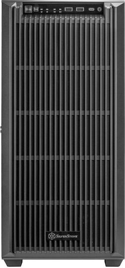 Silverstone CS383 Midi-Turm Computergehäuse Schwarz