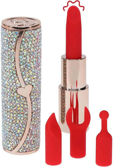 Shots Sparkle Mini Vibrator G-Spot Cu Telecomandă 2.8cm Roșu