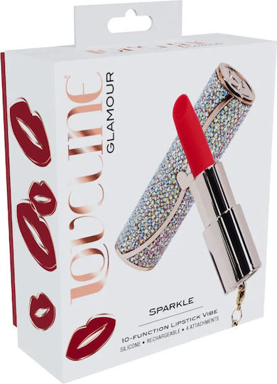 Shots Sparkle Mini Vibrator G-Spot Cu Telecomandă 2.8cm Roșu