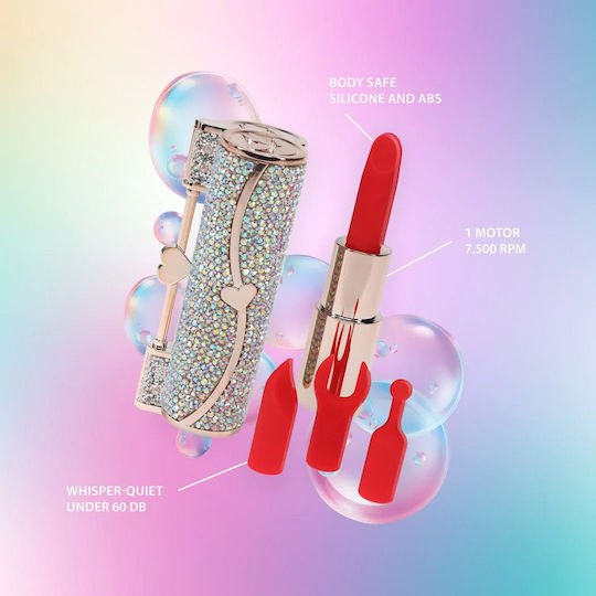 Shots Sparkle Mini Vibrator G-Spot Cu Telecomandă 2.8cm Roșu