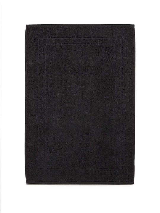 Bed&Bath Set Cotton Bath Mats Homelovers Organic Charcoal Gray 50x70cm 2 Pieces