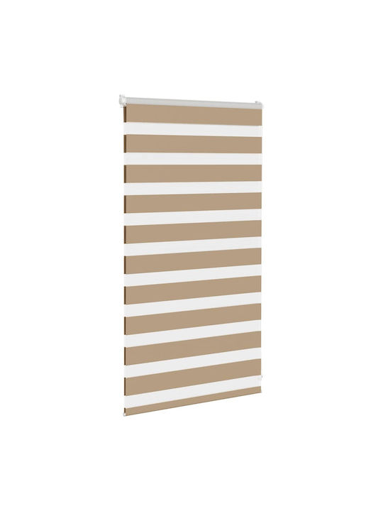 vidaXL Fabric Roller Blind in Brown Colour W75xH100cm