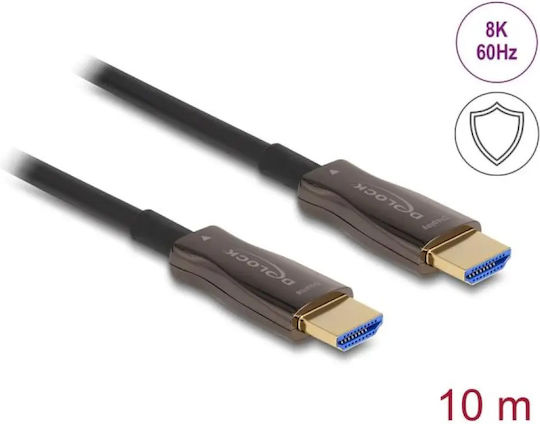 Delock Cable 86029 Hdmi M To Hdmi M 10m Black 8k@60hz