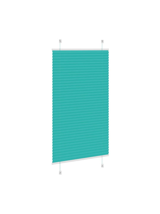 vidaXL Fabric Blind in Petrol Blue Colour W75xH100cm