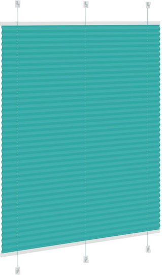vidaXL Fabric Roller Blind in Petrol Blue Colour W110xH150cm
