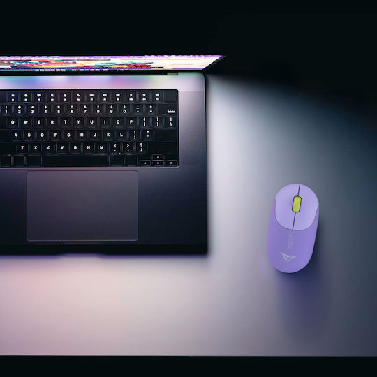 Alcatroz L6 Chroma Ασύρματο Εργονομικό Bluetooth Ποντίκι Lavender
