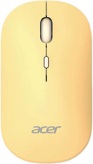 Acer AMR130 Ασύρματο Bluetooth Ποντίκι Κίτρινο