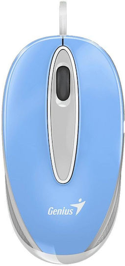 Genius DX-Mini Verkabelt Maus Blau