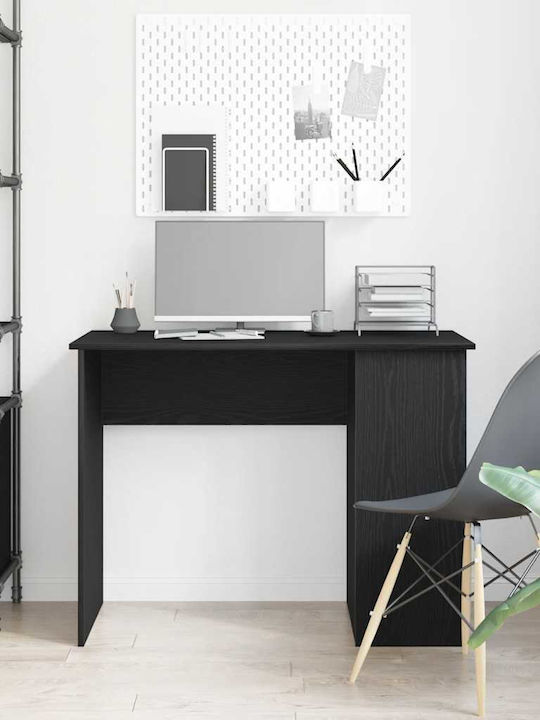 Desk Wooden Black Oak 100x55x75cm
