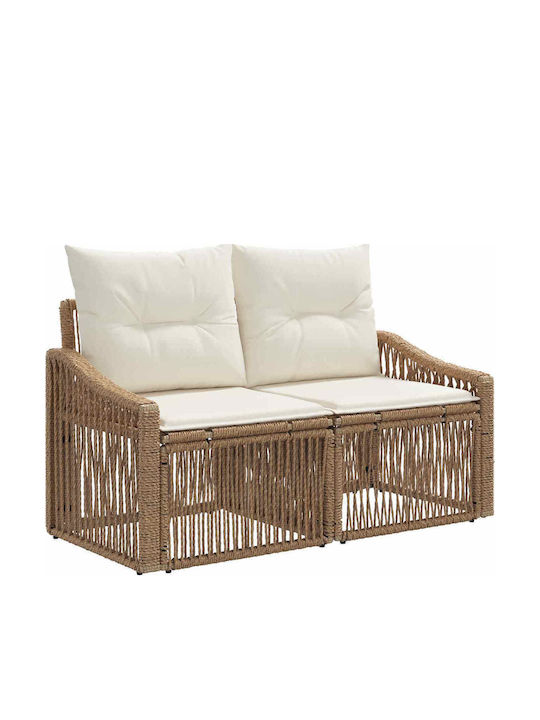 Canapea Tree-Seater De Exterior Din Rattan Cu Perne
